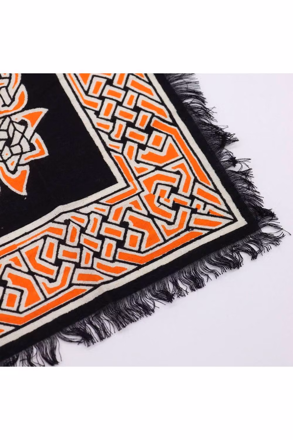 KDMD Earth Mother Esoteric Fringed Altar Cloth for Rituals and Meditation in Black – 2
