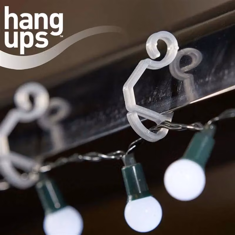 Hangups Clear Gutter and Shingle Hooks, 50 Pack – 3