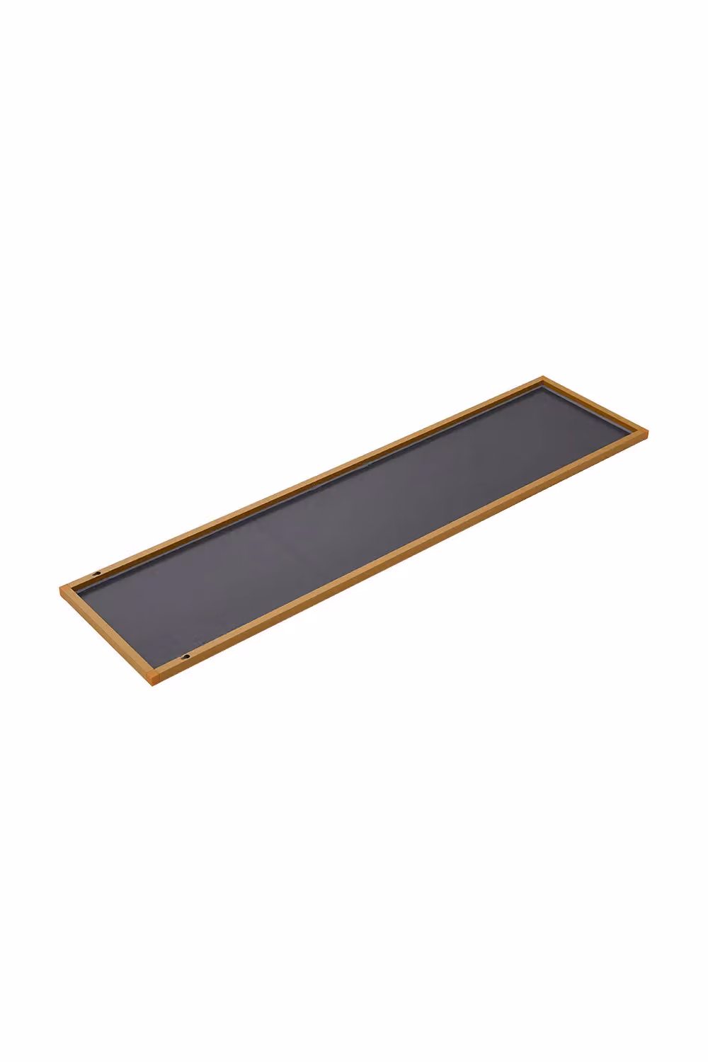 H&O Direct Modern Slim Frame Full Length Wall Mirror in Gold, W/H: 30 x 120 cm – 3