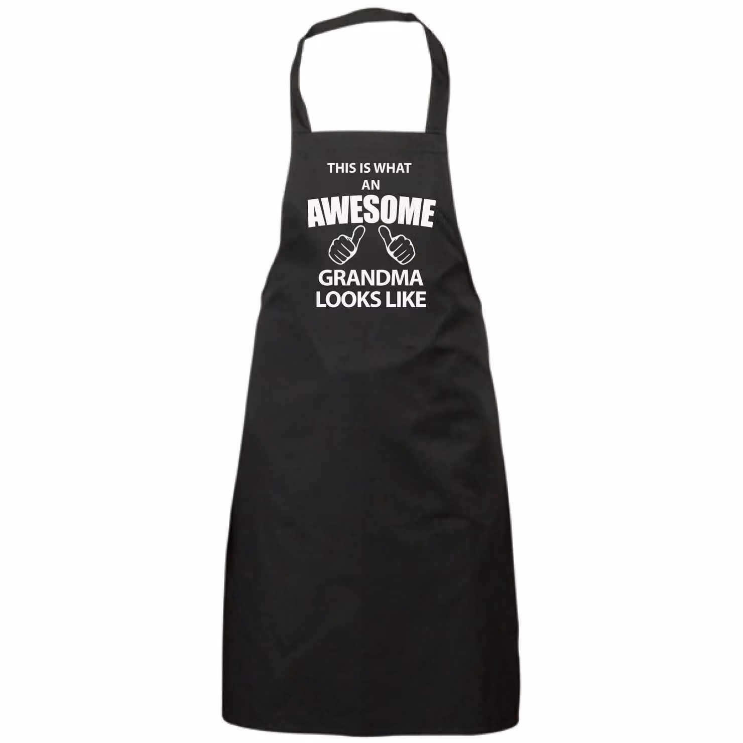 60 Second Makeover Women's This Is What An Awesome Grandma Looks Like Black Apron – 2