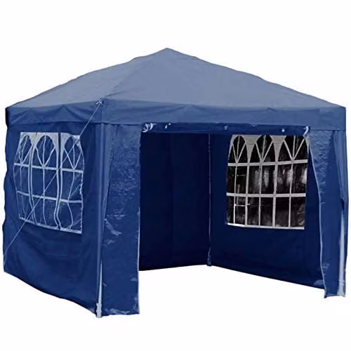 Gr8 Garden Blue Gazebo with Sides, W/D/H: 300 x 300 x 245 cm – 1