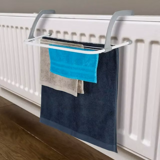 Marco Paul Over Radiator Clothes Airer in White Coated Steel