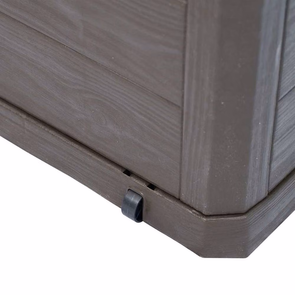 Berkfield Home Garden Storage Box, 280 L, Brown – 6