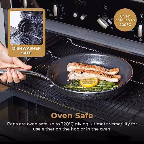 Tower Cerastone Pro 30cm Forged Aluminium Frying Pan with Non-Stick Ceramic Coating, Graphite/Anthracite – 5