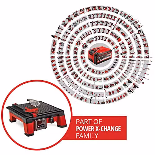 Einhell Power X-Change 18V Cordless Tile Cutter in Red and Black – 2