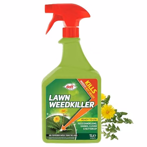 Doff Glyphosate Free Lawn Weedkiller Spray, 1 l – 1