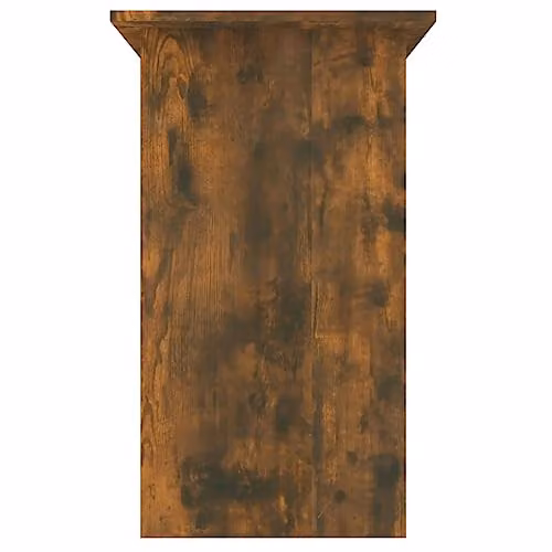 vidaXL Modern Computer Desk in Brown Oak, W/D/H: 80 x 45 x 74 cm – 5