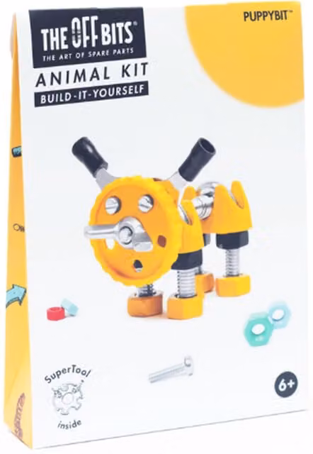 The OffBits Creative Yellow Animal Build It Yourself Toy