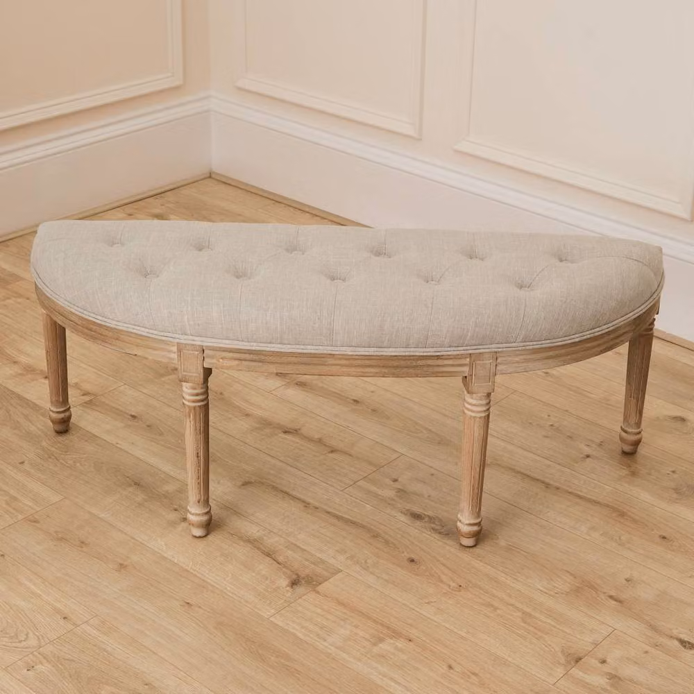 Voyage Maison Annette Bench in Light Oak and Beige – 3