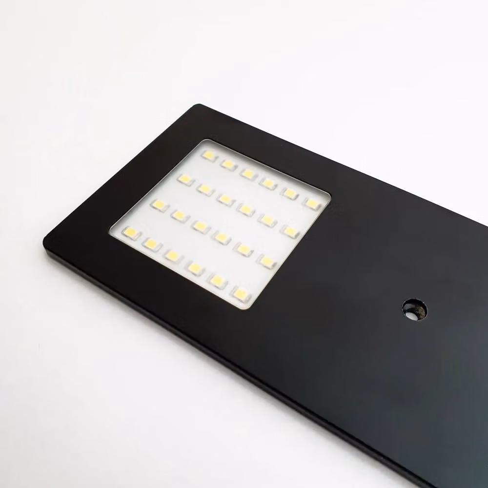 Loops 4x Matt Black Ultra-Slim Rectangular Under Cabinet Kitchen LED Light and Driver Kit with Natural White Light – 2
