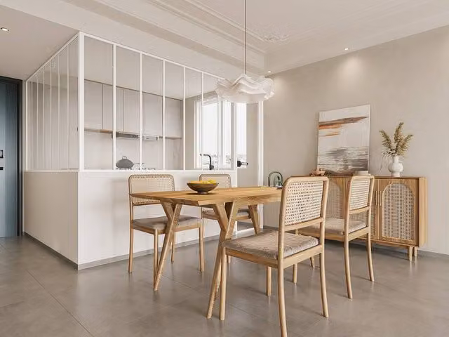 Vente-unique Corner Studio Glass Panelling in Powder-Coated Aluminium, White, W: 210 cm, L: 210 cm – 1
