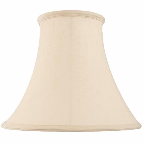 Loops Classic Round Fabric Lamp Shade in Beige and Multicolour, Diameter: 30.48 cm