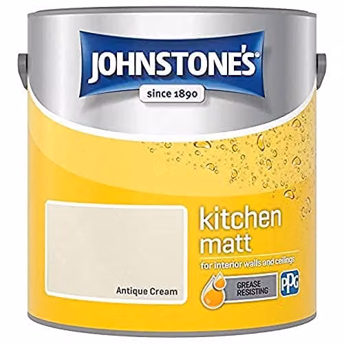 Johnstone's Matt Kitchen Paint in Beige, 2.5L