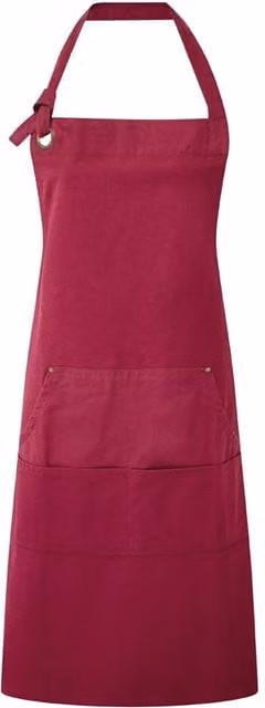 Premier Calibre Heavy Canvas Pocket Apron in Burgundy – 1