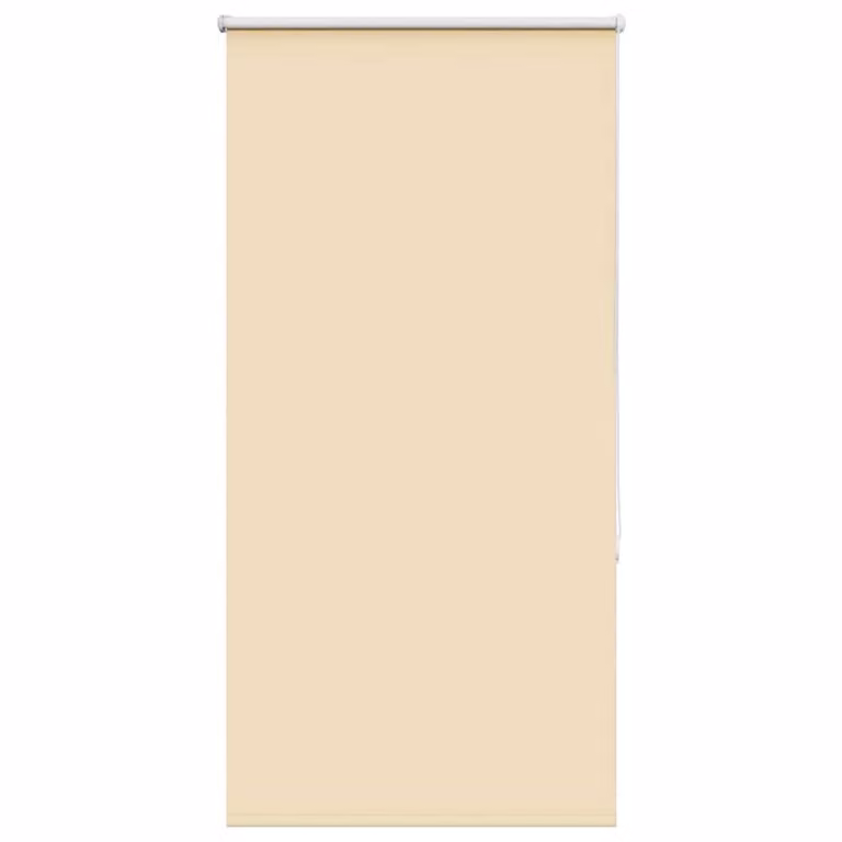 Berkfield Home Blackout Roller Blind in Beige, Thermal Insulating Polyester, W: 80 cm, H: 175 cm