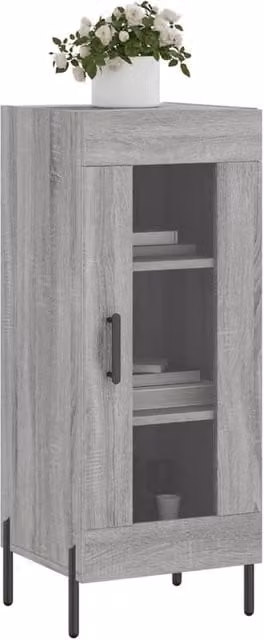 Berkfield Home Grey Sonoma Sideboard, W/D/H: 34.5 x 34 x 90 cm – 1