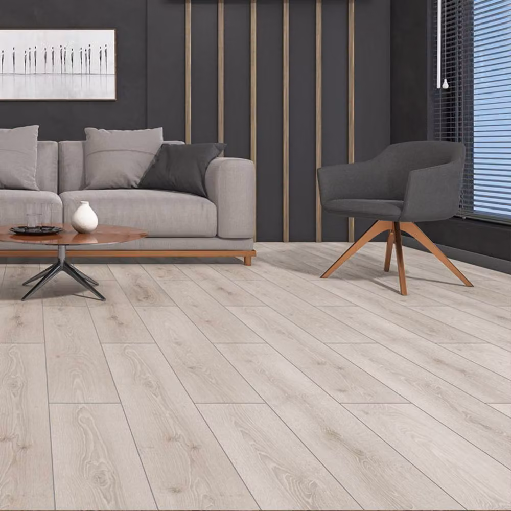 Quick-Step Click Laminate Flooring Wood Effect in Light Beige, 8mm Thickness, Covers 1.861sqm – 3