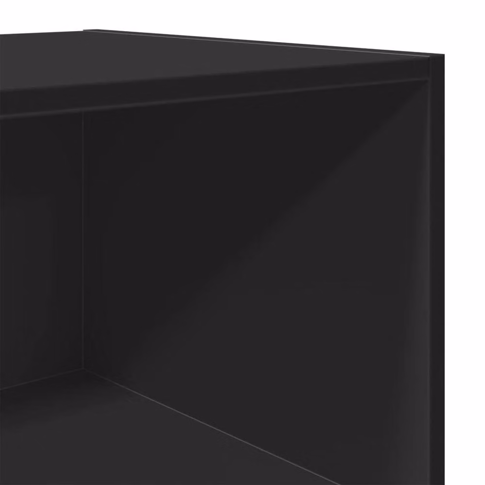 Berkfield Home Black Matt Engineered Wood Highboard, W/D/H: 45 x 41 x 185 cm – 3