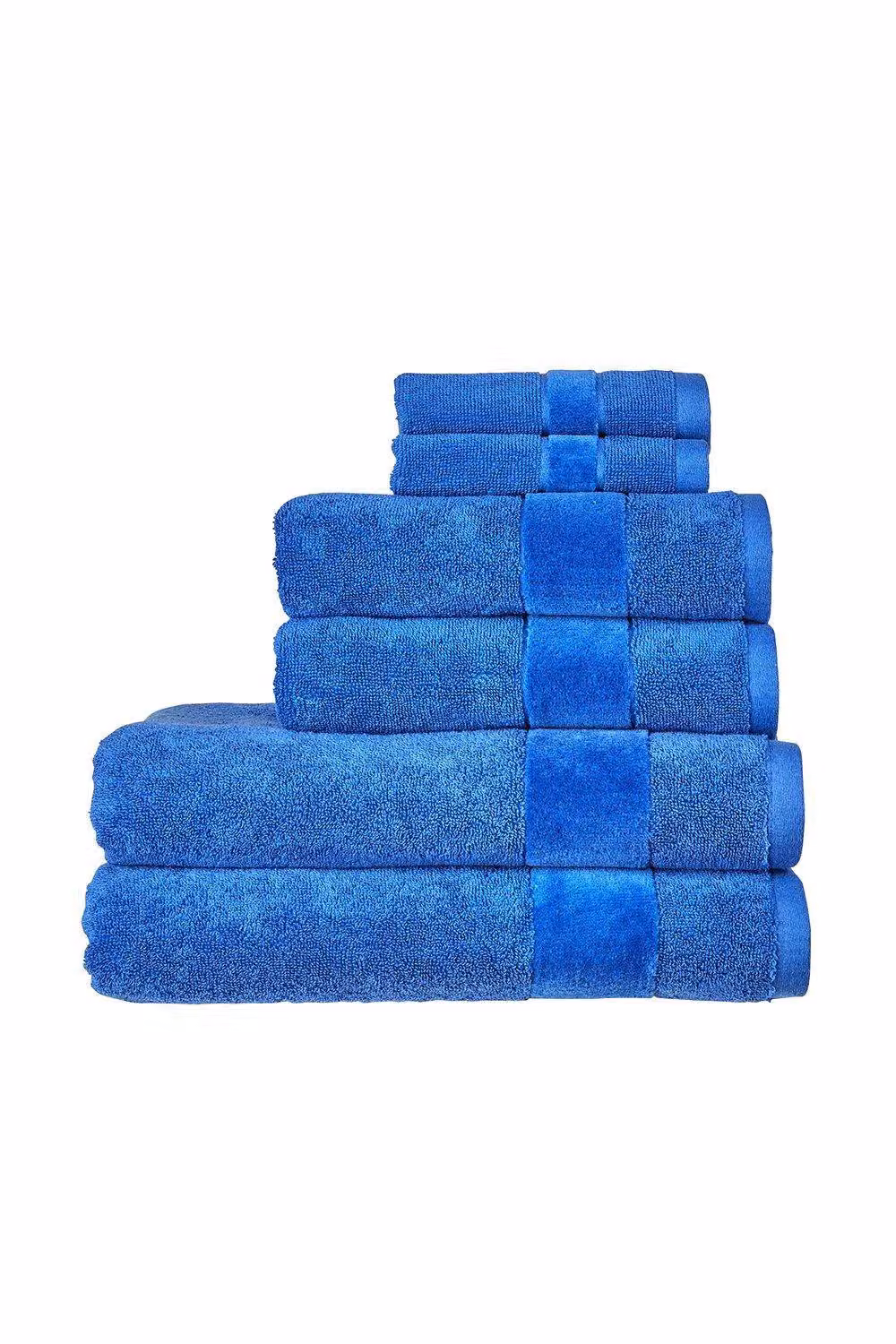 Christy Prism Luxury Blue 100% Turkish Cotton Towels – 2