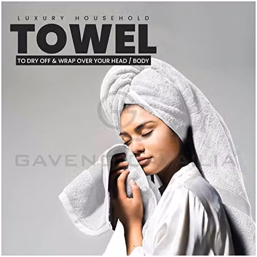GAVENO CAVAILIA 10 Piece Egyptian Cotton Towel Set in White – 4