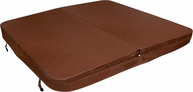 Jardi Rectangular Thermal Hot Tub Spa Cover in Brown, 220 cm