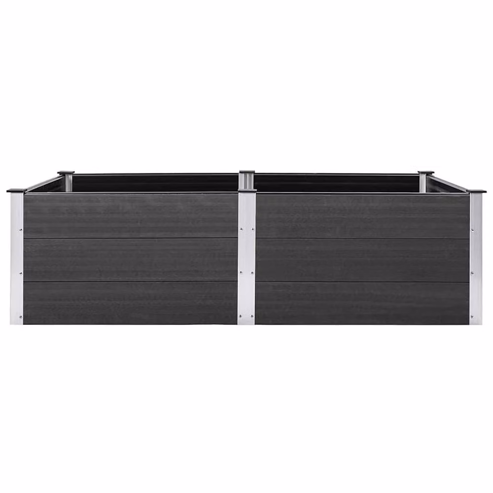 Berkfield Home Garden Grey WPC Raised Bed, W/D/H: 200 x 100 x 54 cm – 3