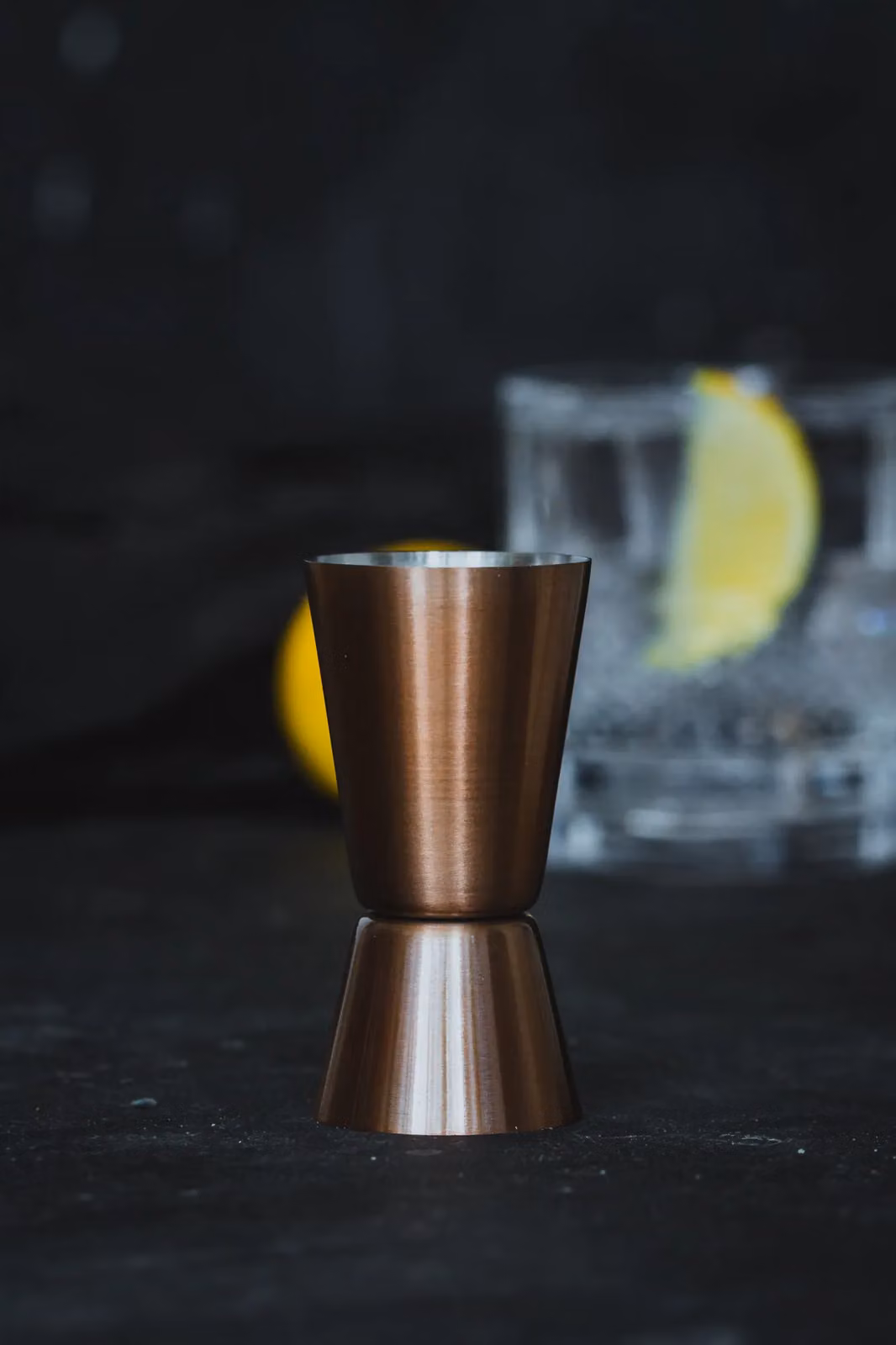BarCraft Stainless Steel Dual Cocktail Jigger and Spirit Measure with Copper Finish, 25ml and 50ml – 7