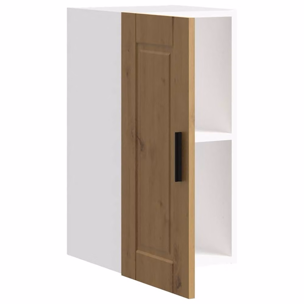 Berkfield Home Porto Artisan Oak Wall Mounted Kitchen Cabinet in Brown – 2