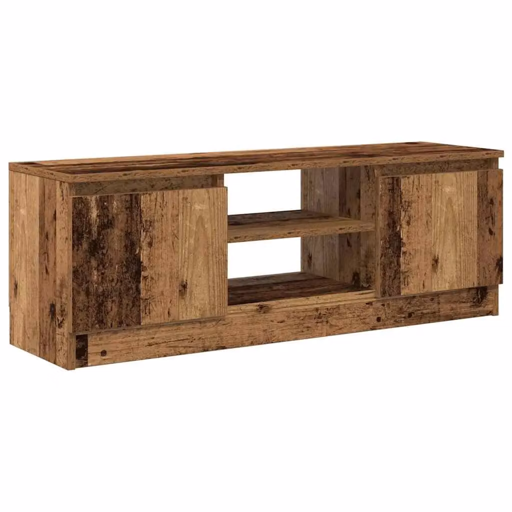 Berkfield Home Old Wood TV Cabinet in Brown, W/D/H: 102 x 30 x 36 cm – 2