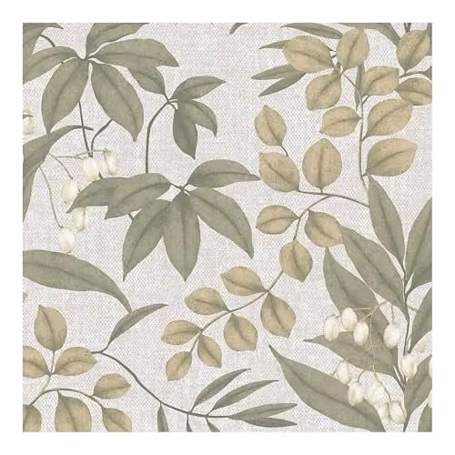 Graham & Brown Superfresco Easy Persephone White Floral Botanical Wallpaper