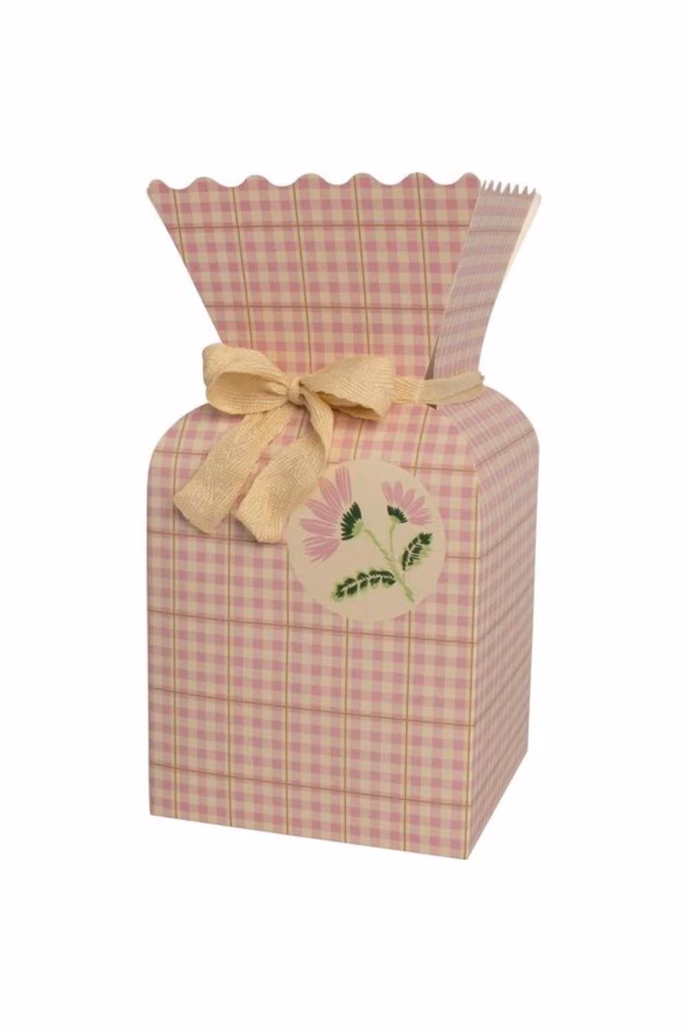 KDMD Pink Picnic Field Bouquet Paper Boxes, Pack of 10 – 2