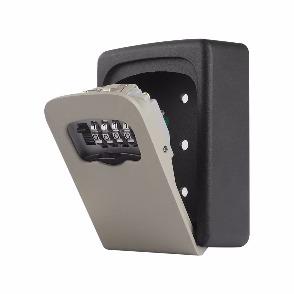 Xample Wall Mounted High Security 4 Digit Combination Key Safe Box in Black – 2