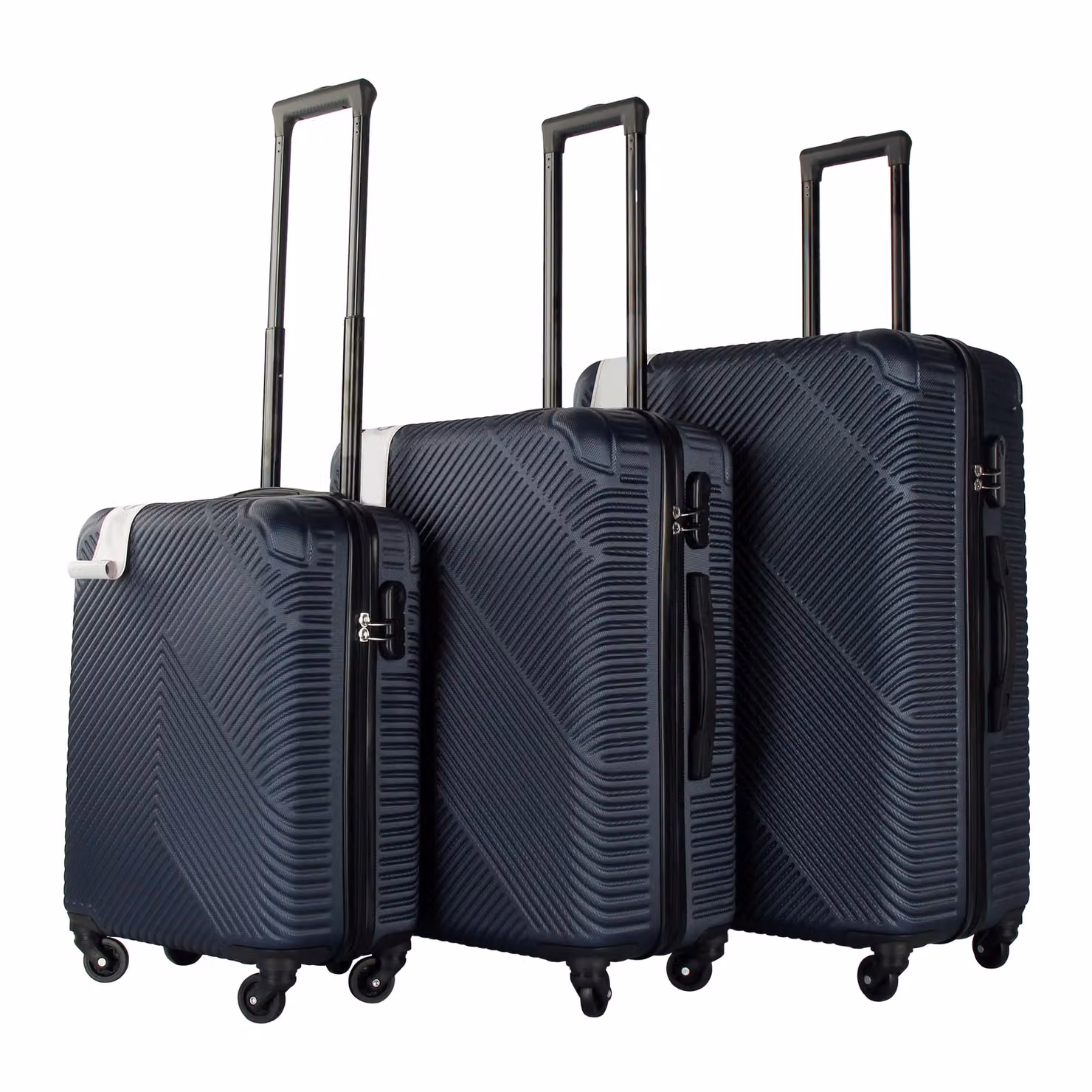 Neo 3 Piece Hard Shell Luggage Suitcase Set in Blue – 6