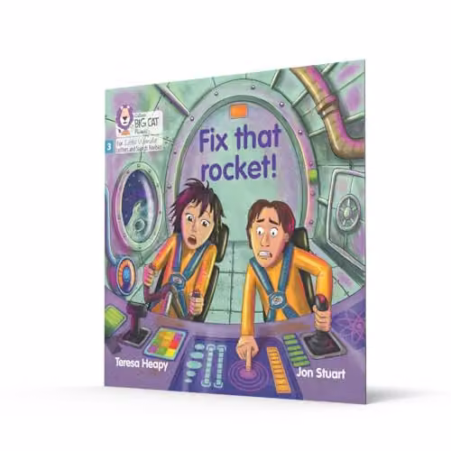 Collins Fix That Rocket!: Phase 3 Set 1 Big Cat Phonics for Little Wandle Letters and Sounds Revised Multicolour Paper Book – 2