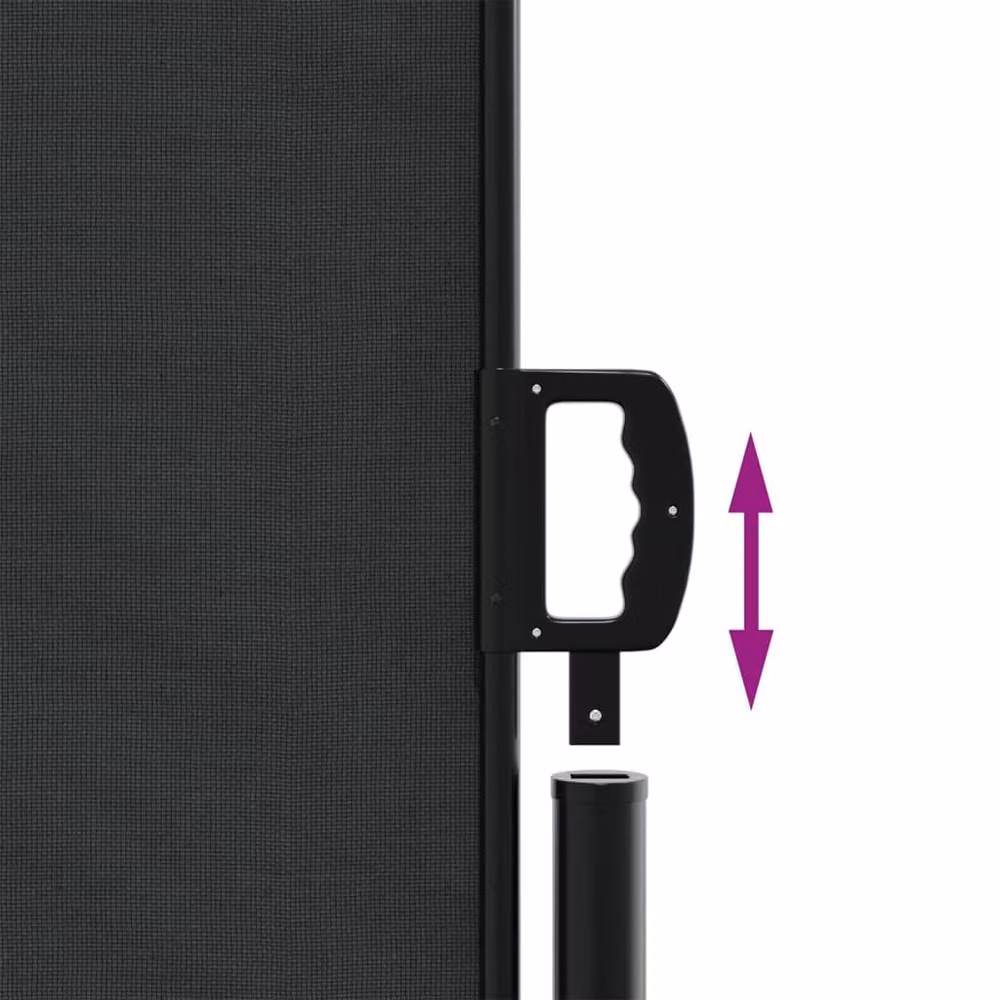 Berkfield Home Retractable Side Awning in Black, W/D/H: 300 x 100 x 100 cm – 3