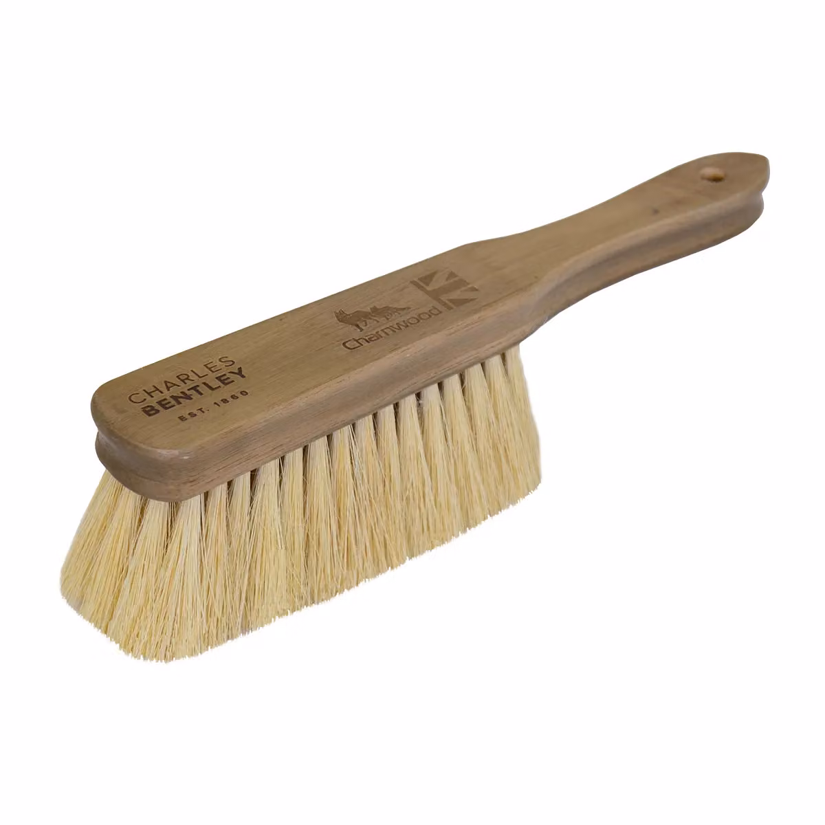 Charles Bentley Tampico Hand Brush with Natural Bristles and Wood Handle, Green, W/D/H: 30 x 8 x 5 cm – 2