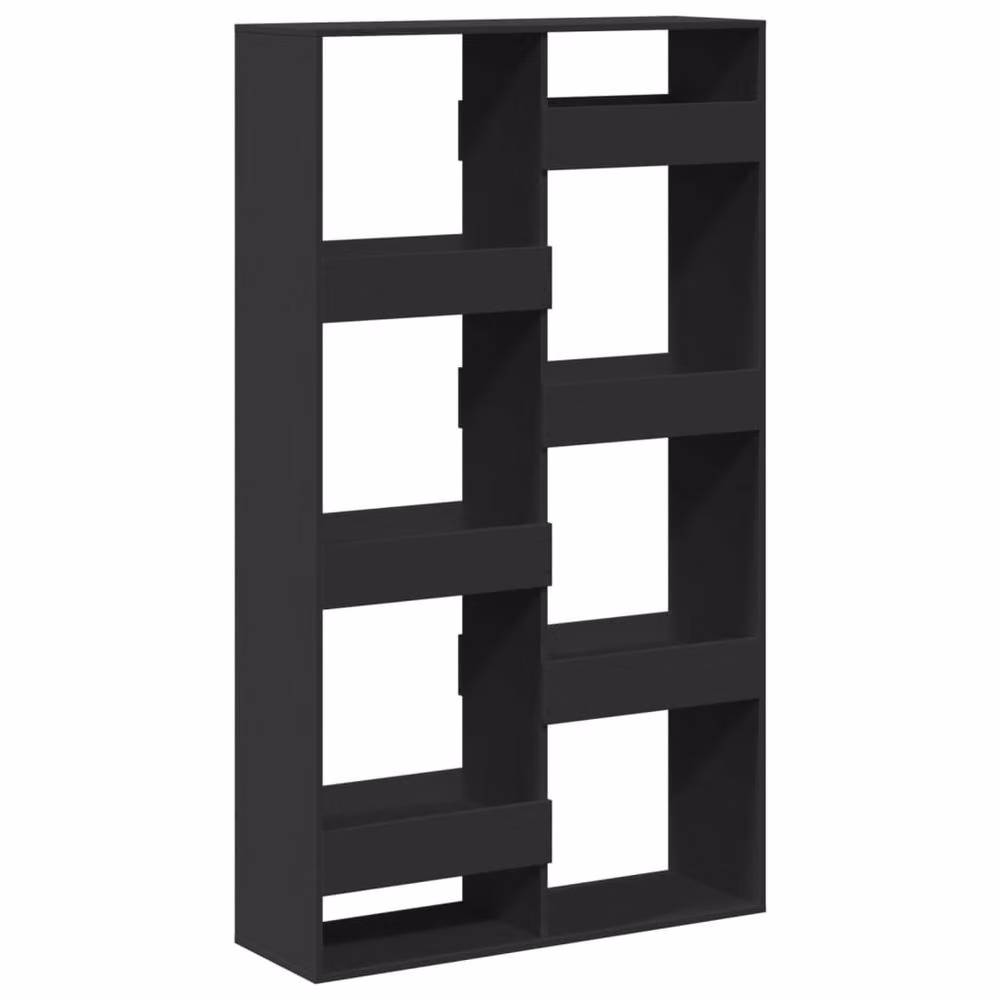 Berkfield Home Black Modern Room Divider in Engineered Wood W/D/H: 100 x 33 x 175 cm – 3