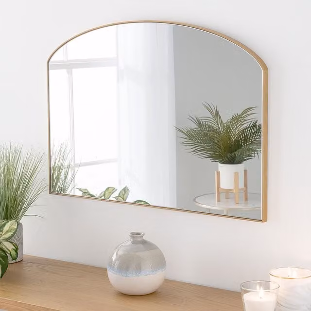 Yearn Mini Mantle Gold Wall Mirror