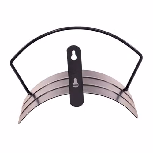 Oypla Wall Mounted Metal Garden Hose Pipe Hanger Hook in Black – 6