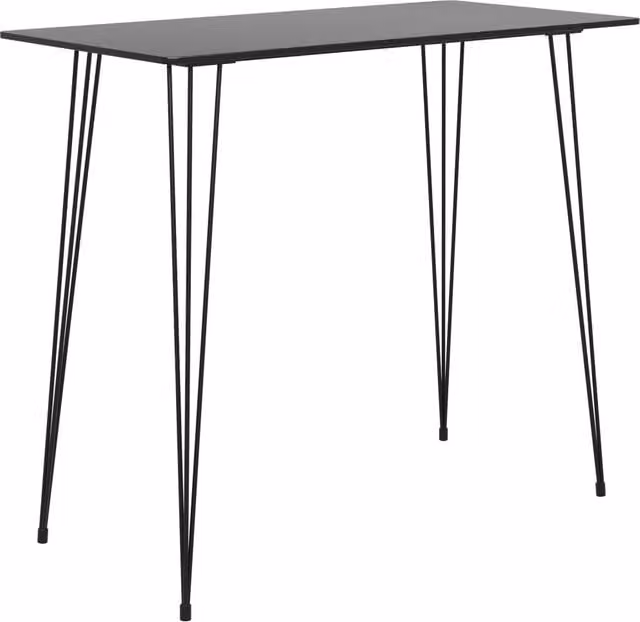 Berkfield Home Modern Black Bar Table W/D/H: 120 x 60 x 105 cm – 1