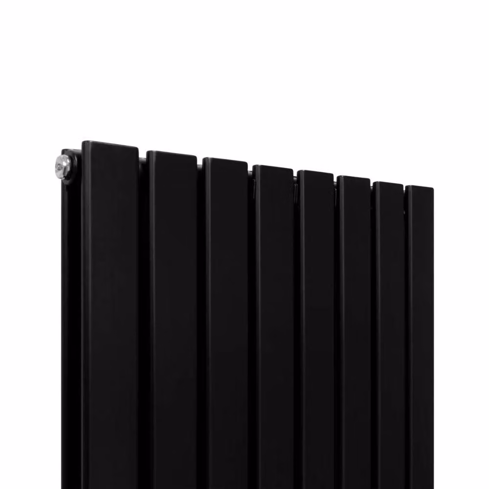 Monstershop Designer Flat Panel Steel Radiator in Matt Black, W: 160 cm, H: 56 cm – 3