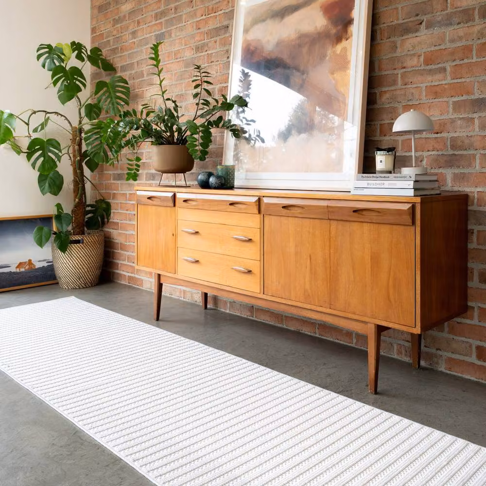 Kukoon Machine Washable Beige Rectangular Area Rug W/D/H: 120 x 170 cm – 4