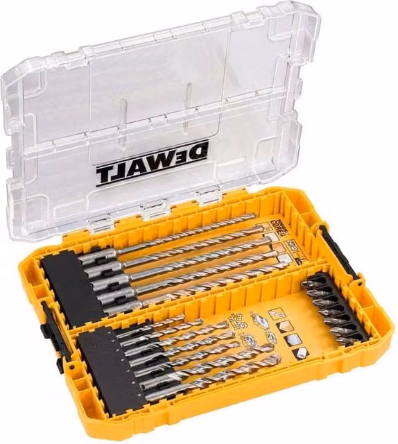 DeWalt DT70754 19 Piece Mixed Drill and Bit Set in Yellow and Multicolour