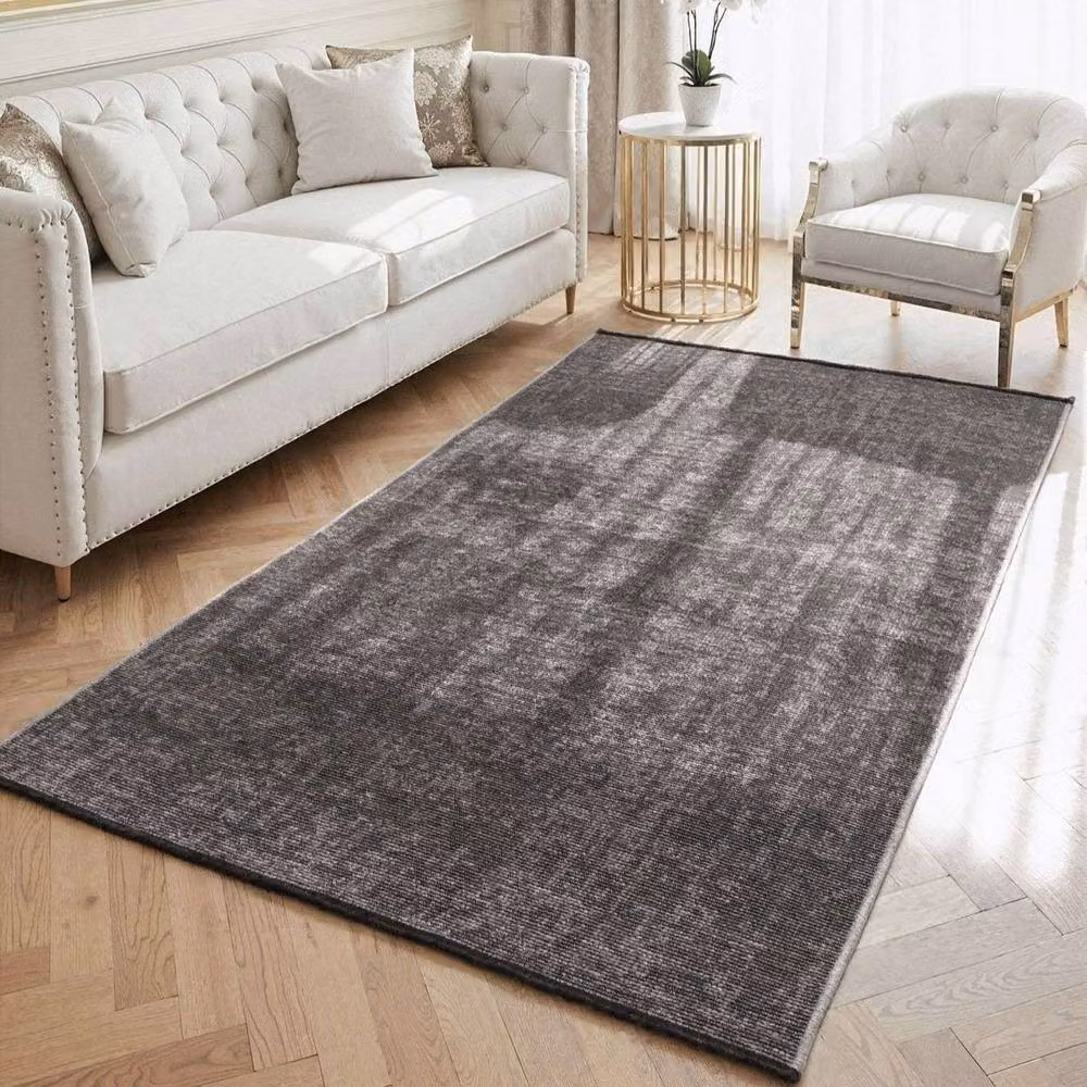 THE RUGS Brilliance Prisma Modern Abstract Grey Short Pile Velour Rug, W: 200 cm, D: 290 cm – 5