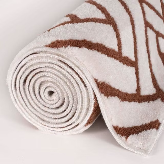 The Rugs Loft Terra Grey Herringbone Textured Rectangular Rug W: 240 cm, D: 340 cm