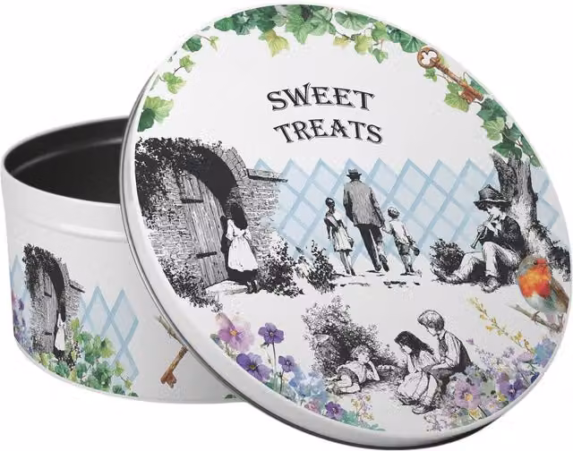 Purely Home The Secret Garden Large Round Cake Tin - Multicoloured