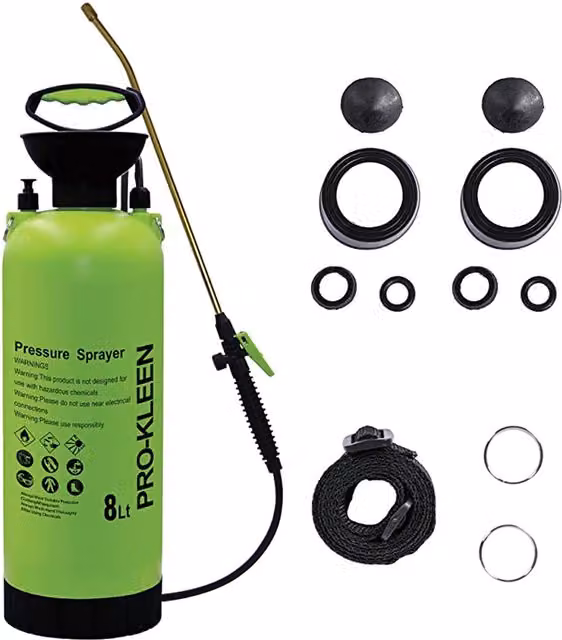 Pro-Kleen Manual Pressure Garden Sprayer, Green, Height: 57 cm