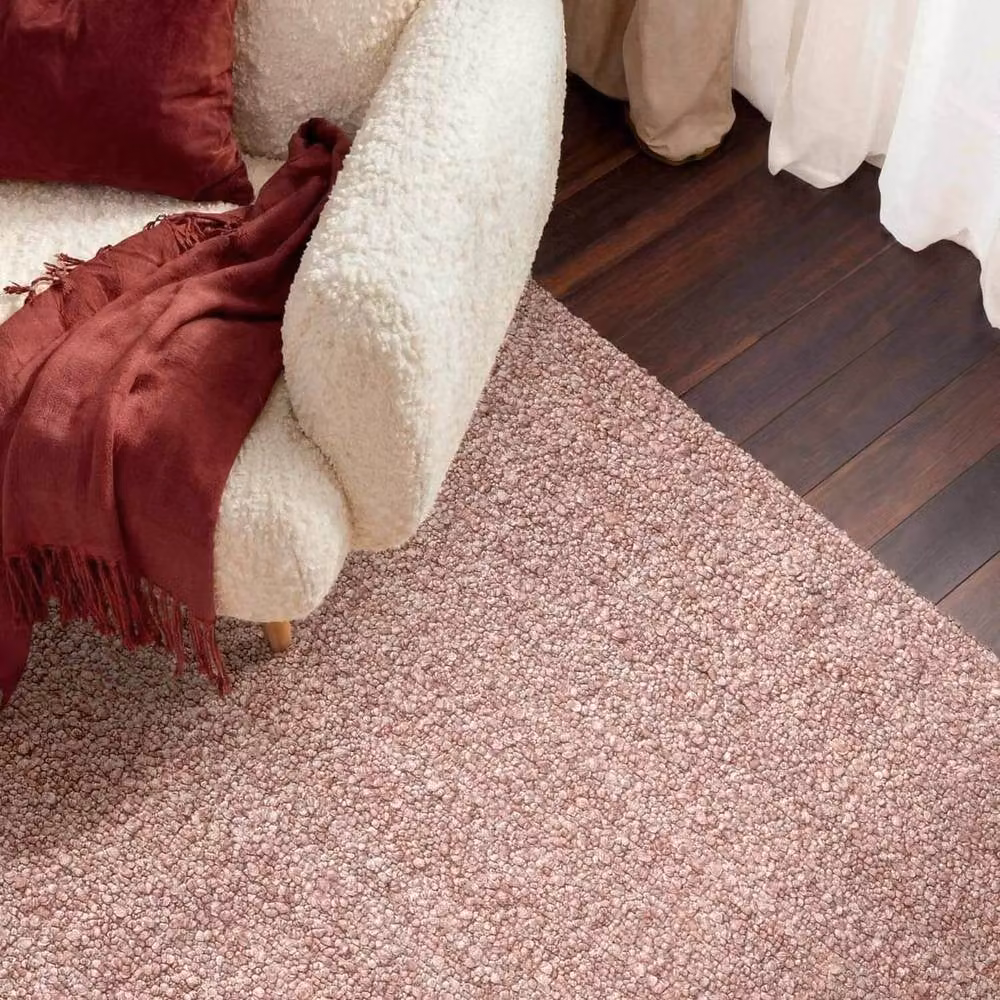 Ted Baker Portobello Handwoven Plain Living Room Rug in Pink, W: 120 cm, L: 170 cm – 3