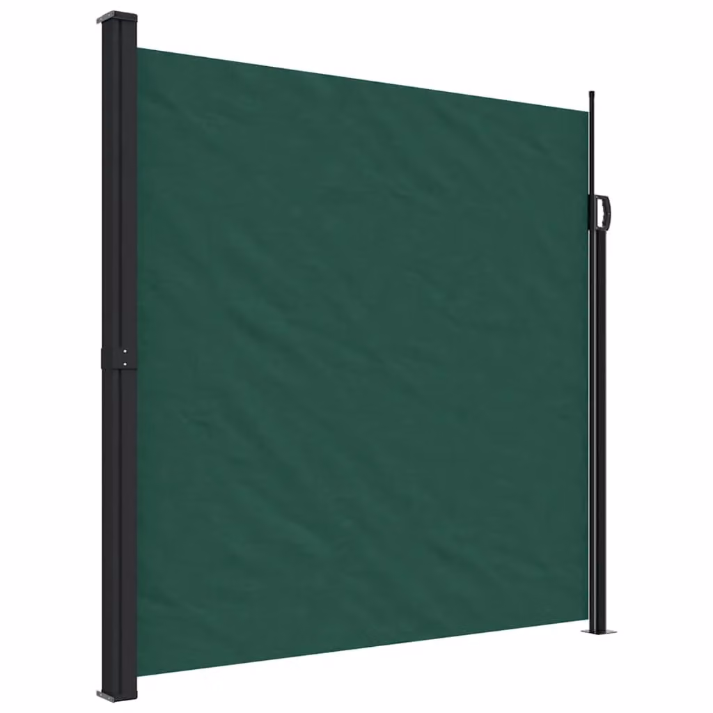 Berkfield Home Retractable Side Awning in Dark Green, W/H: 500 x 200 cm – 2