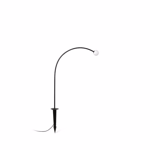 Netlighting Cuca LED Outdoor Ground Spike Light, Black, 2700K Warm White, IP65, Height: 65 cm – 1